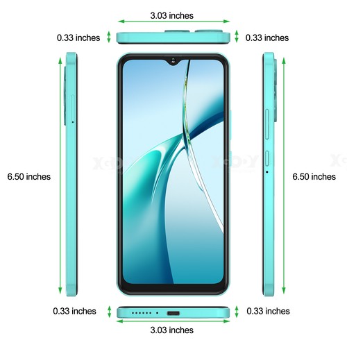 New 6.8" Factory Unlocked Android 12 Cell Phone Smartphone Dual SIM 8 Core 128GB - Picture 7 of 47