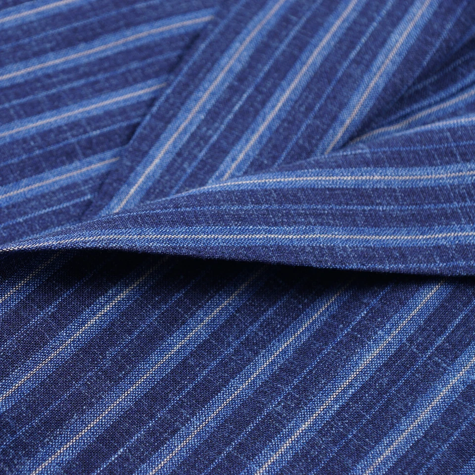 Orazio Luciano Brighter Blue Wool-Silk-Linen Sport Coat 38R (Eu 48) - Image 3 of 4