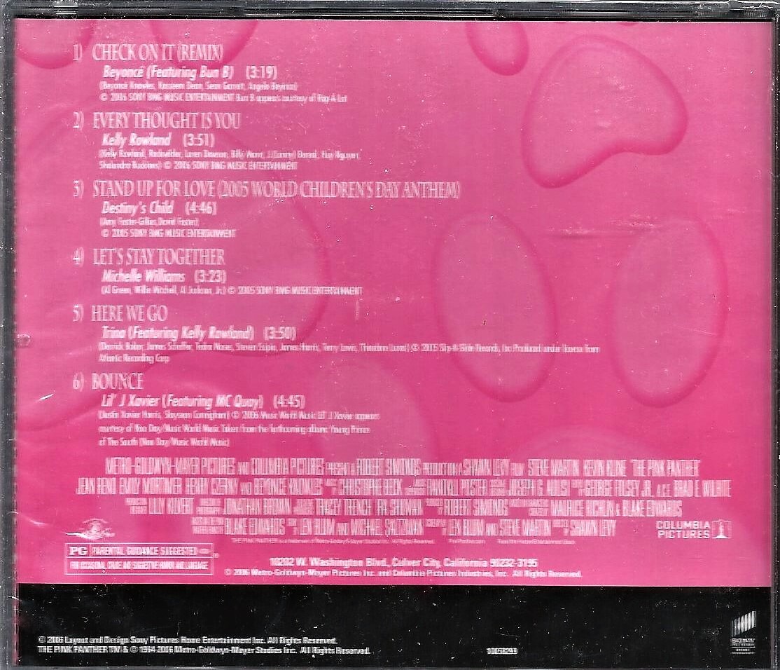 Sealed CD The Pink Panther Exclusive Bonus CD Sampler ~ Beyonce