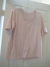 Chicos jasnoróżowy koszulka z dekoltem w serek - 3 - rozmiar XL-16 -delikatnie używana