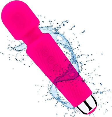 5 colors Rechargeable 20 Speed Handheld Massager Vibrator Wand Vibrating Massage