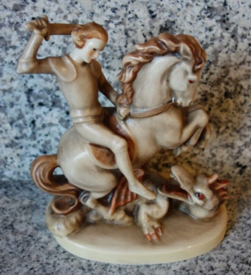 Hummel Figur Hum 55 ''Heiliger Georg, Ritter'' FM 6 * Großfigur 17 cm * neue Ausf.