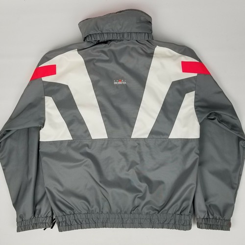 Vintage Obermeyer Sport Mens Ski Jacket 1/2 Zip Pullover Side Zip Gray Size M - Picture 4 of 8