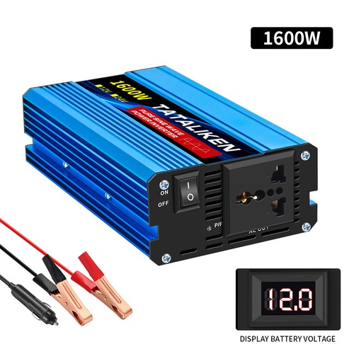 Pure Sine Wave 2200W 3000W Car Power Inverter DC 12V to AC 220V 50HZ - Picture 17 of 22