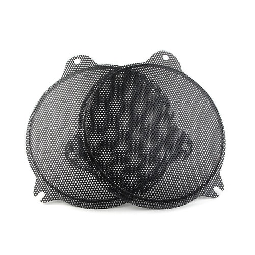 Black Front Mesh Speaker Grills fit Harley Davidson Electra Glide 2014 - 2018 - Picture 6 of 10