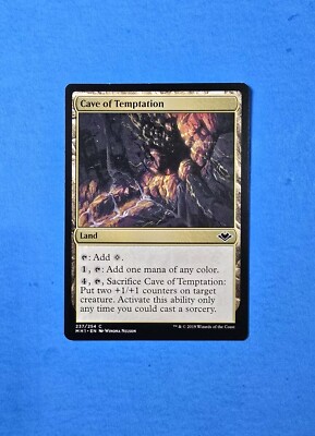 1x Cave of Temptation Modern Horizons 2019 Mtg Magic Card Colorless Land 237