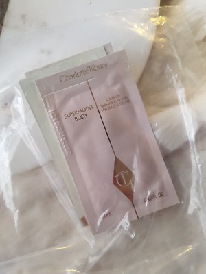 Charlotte Tilbury Supermodel Body schlanker schimmernder: Form, hydratisiert & leuchtende Probe