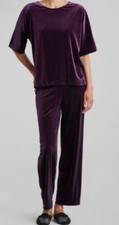  170 Natori Women's Purple Long Sleeve 2 Piece Pajama Set Size S