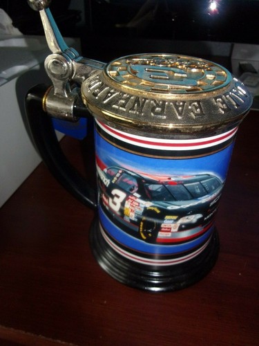 DALE EARNHARDT #3 NASCAR CERVEZA TANKARD STEIN - Imagen 2 de 4