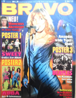 BRAVO 29 - 1978 B Amanda Lear SWEET Winnetou Boby Dylan Jethro Tull M. Mann ABBA