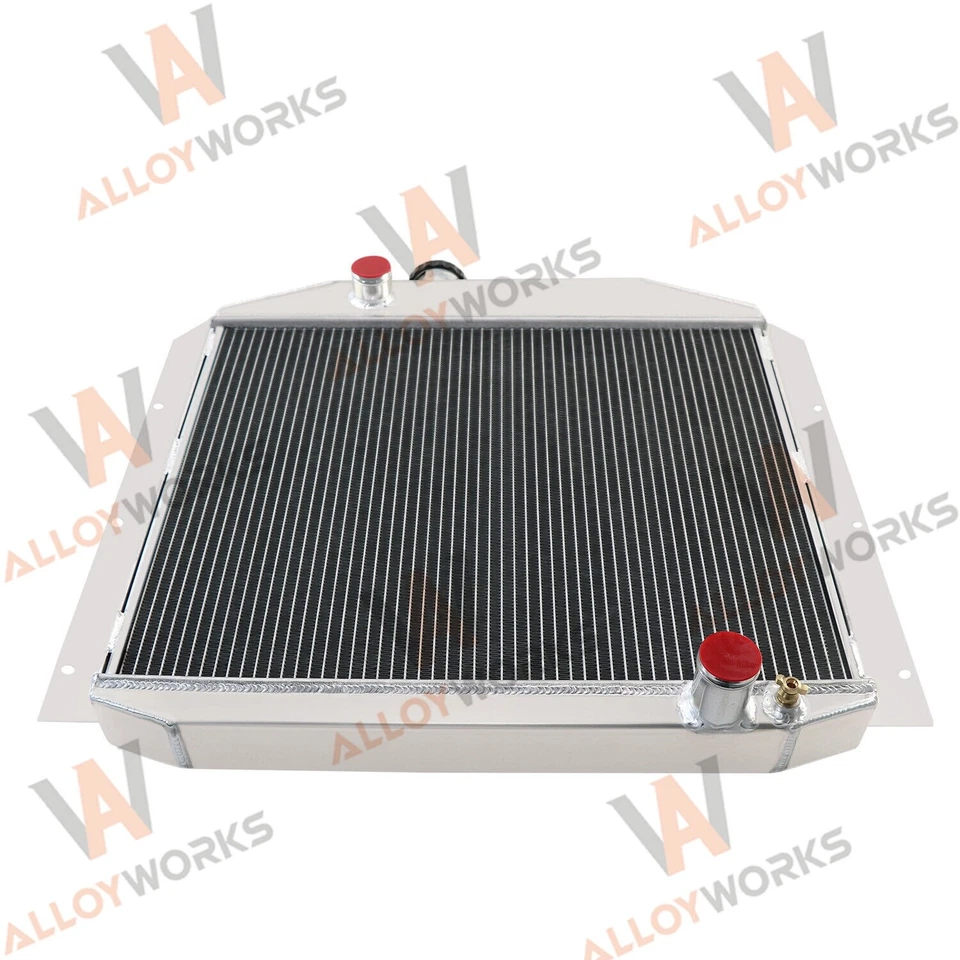 For 1949-1952 Studebaker 2R11 2R10 2R14 2R16 2R15 2R5 L6 Aluminum Radiator 3 Row - Изображение 2 из 4