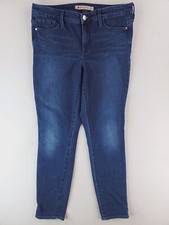 Athleta Jeans Womens 10 Sculptek Skinny Stretch Denim Pants Medium Wash Mid Rise