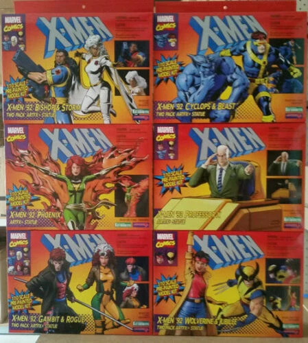 Kotobukiya XMen '92 Artfx Phoenix Professor X Bishop Storm Wolverine Jubilee 9b Foto 4 de 4