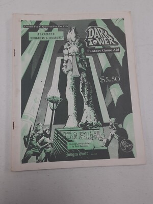 DARK TOWER DUNGEONS & DRAGONS SUPPLEMENT 1980 JUDGES GUILD EXCELLENT CONDITION
