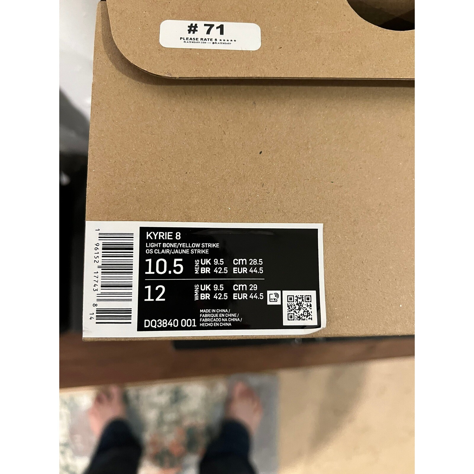 Nike Kyrie 8 Circle Of Life DQ3840-001 Shoes Men's Size 10.5 thumbnail 8