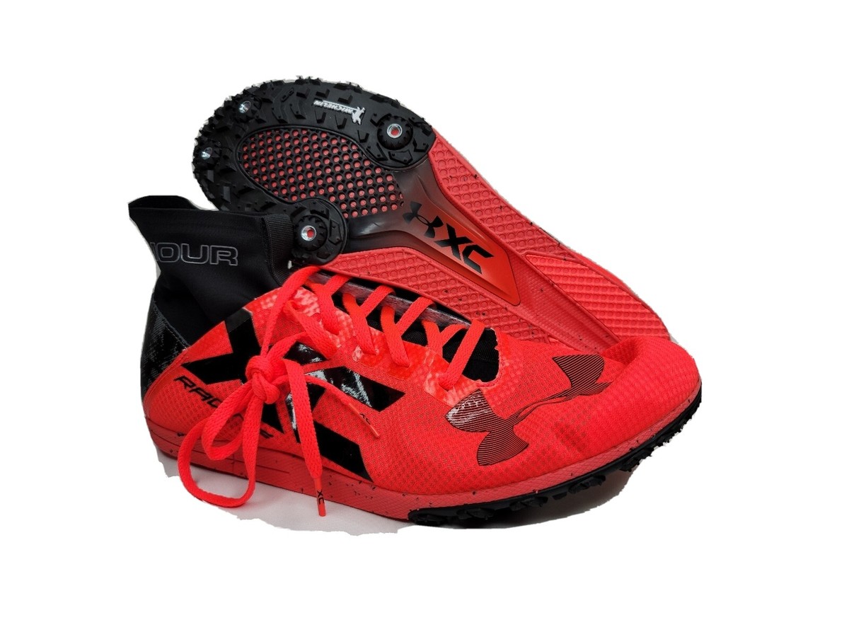 Under Armour Charged Bandit XC Cross Country Red Black Men display picture 2