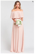 Show Me Your Mumu Hacienda Maxi Dress Dusty Blush Crisp Size Medium M $172