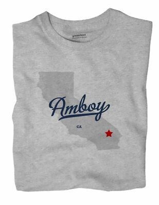 Amboy California CA T-Shirt MAP