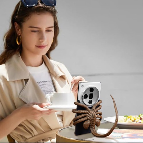 Facehugger Creature Phone Stand Scary Creature Sculpture Cell Phone Stand Flexib - Photo 5 sur 9