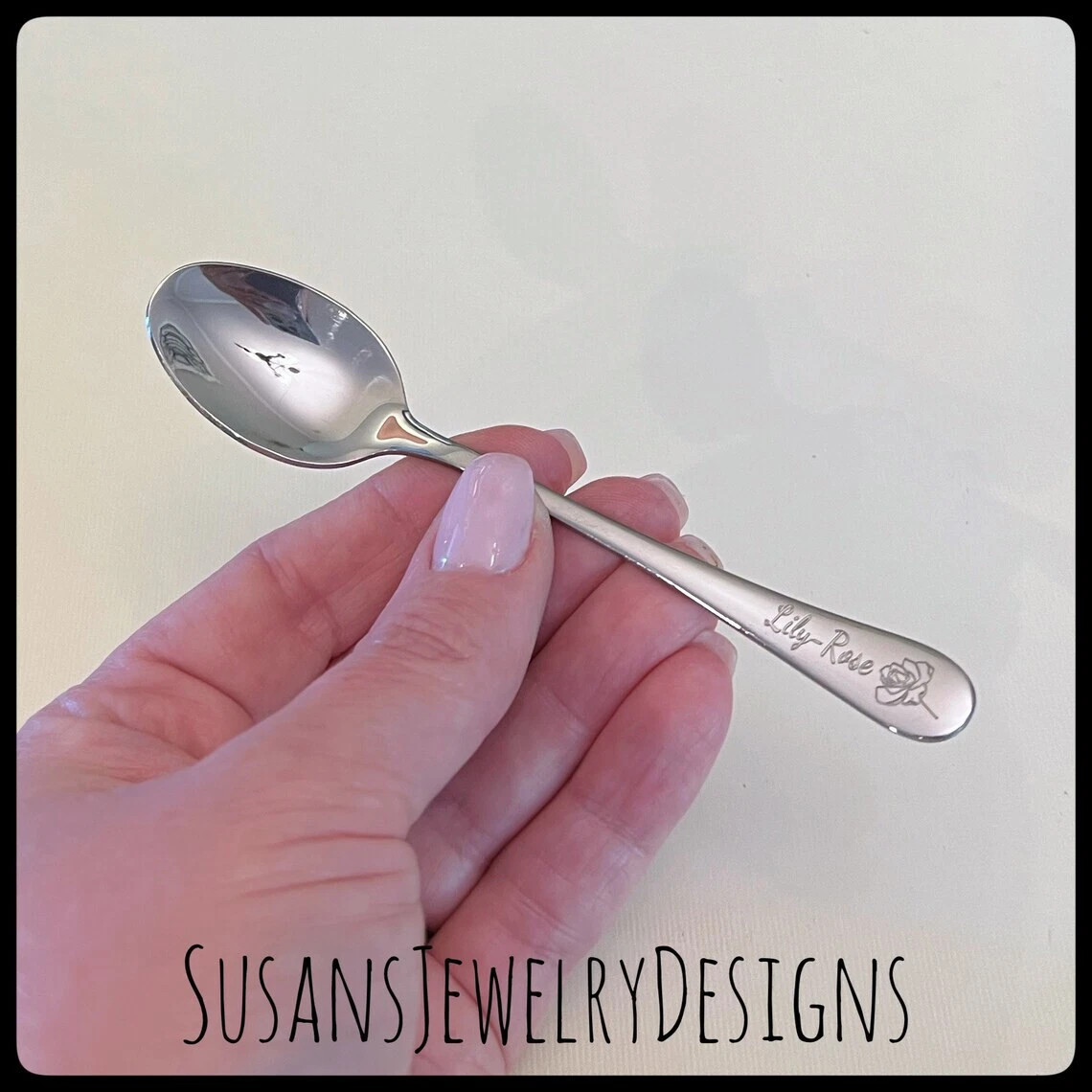 Personalized Munchkin Baby Spoon