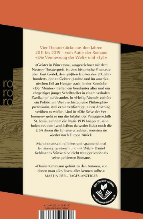 Thumbnail - Vier Stücke Daniel Kehlmann