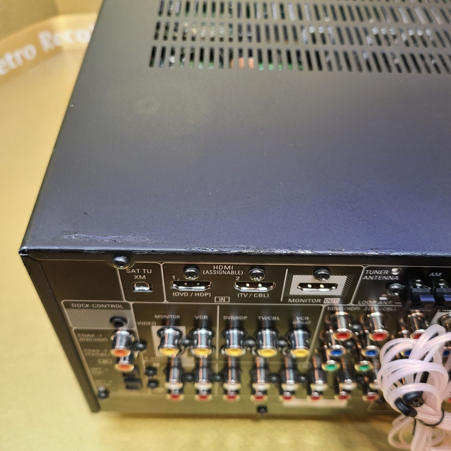 Denon AV Stereo Receiver Tuner Home Theater HDMI Clean! AVR-1508 -see video