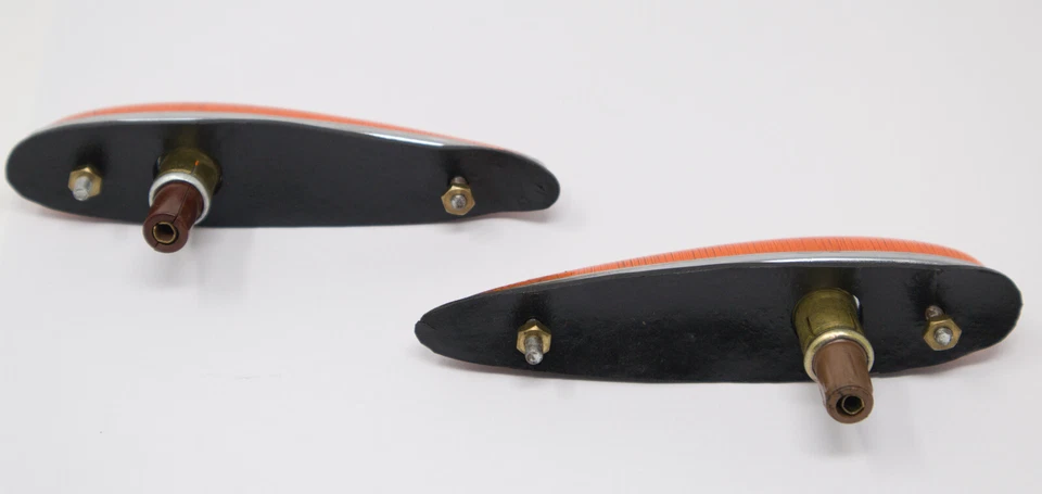 Par de luzes indicadoras de seta NOS Giuntini 10197 Fiat 1100 103 vintage - Imagem 2 de 3