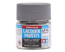Tamiya LP-70 Gloss Aluminum Lacquer Paint 10ml TAM82170