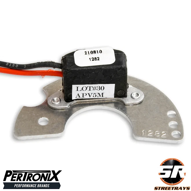 Kit de conversión de bobina cromada y encendido PerTronix para Ford 54-56 8 cilindros Foto 3 de 4