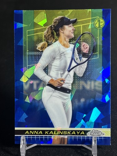 2024 Topps Chrome Sapphire Tennis #31 Anna Kalinskaya 1st Blue Sapphire