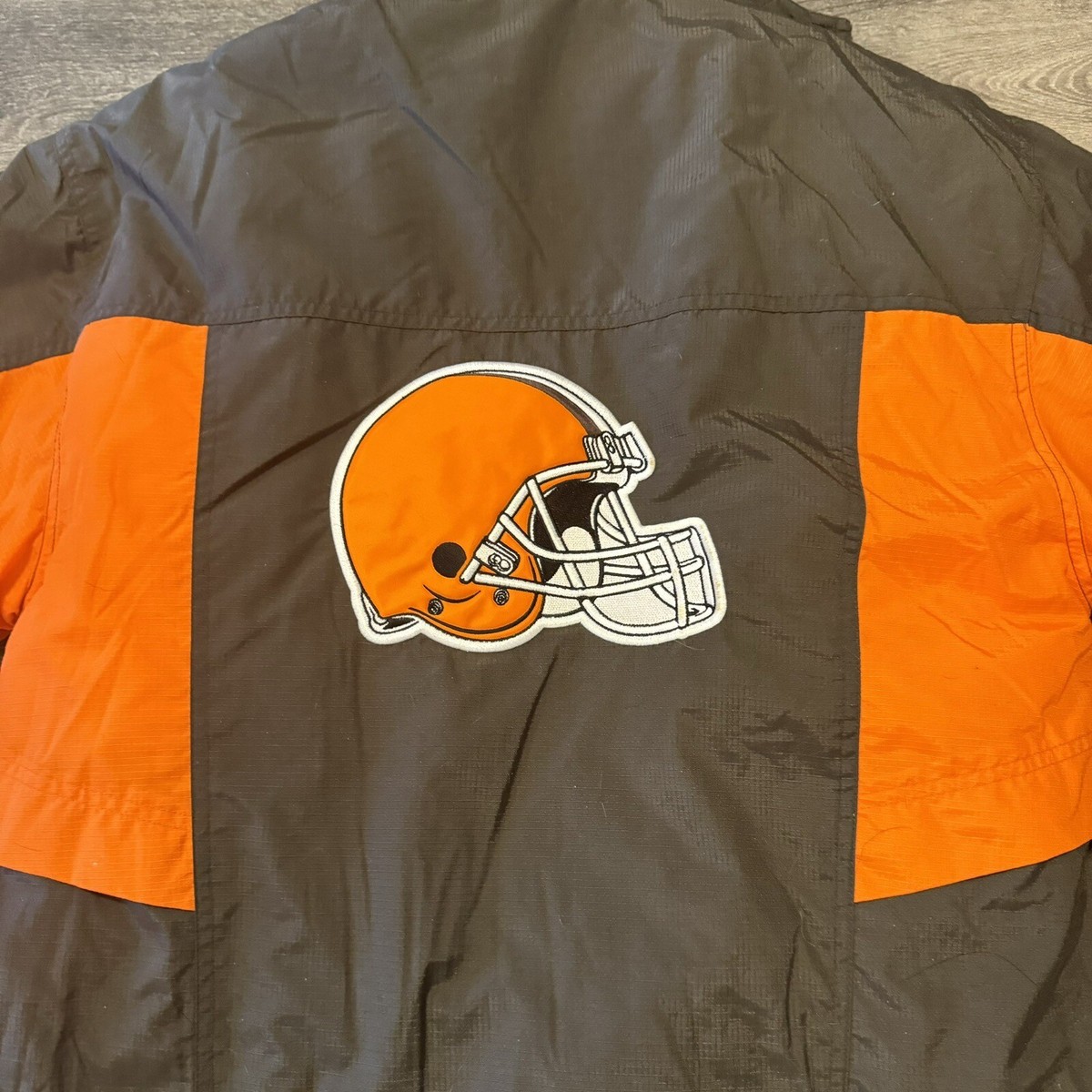Reebok NFL Cleveland Browns Hooded Jacket Coat Fill Zip Youth XL