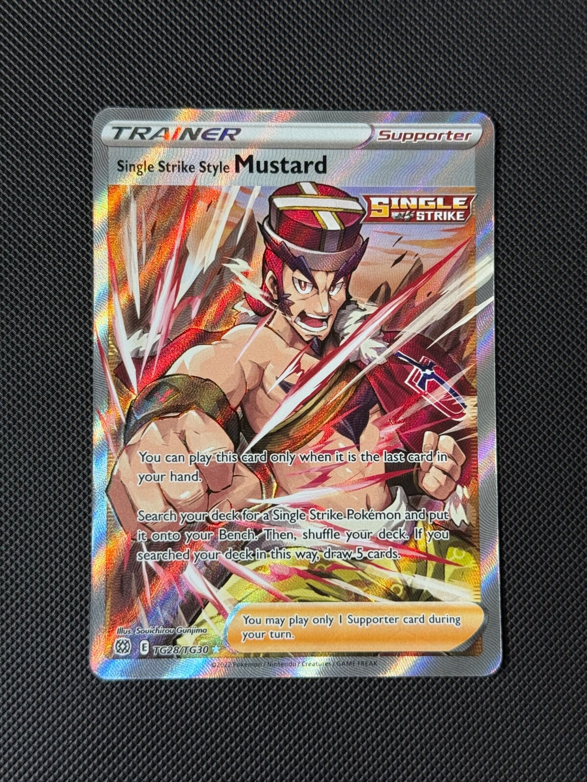 Single Strike Style Mustard Tg28/Tg30 Pokémon Card Swsh09 Brilliant Stars NM