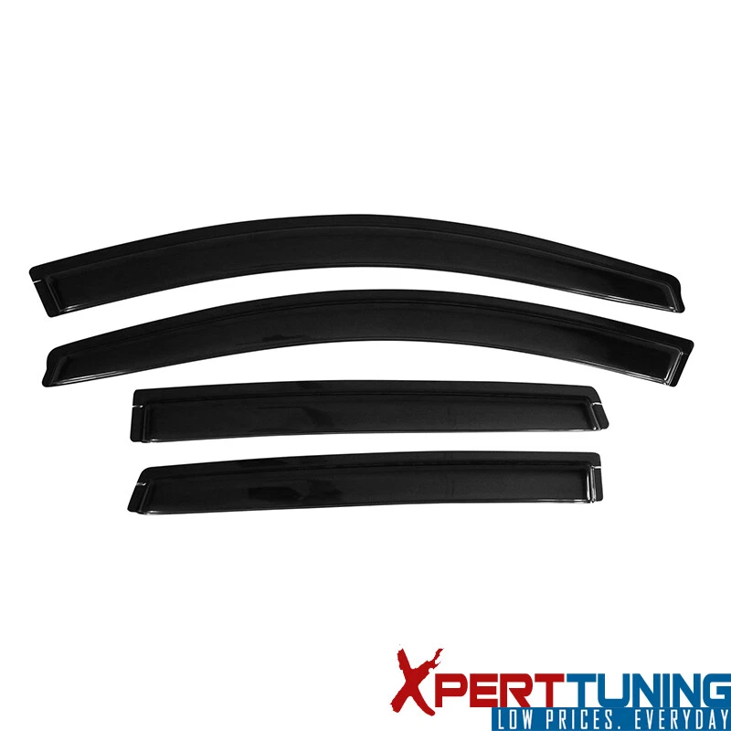 Se adapta a 07-11 Honda CR-V Visera de ventana Ventilación Protector de lluvia Deflectores 4 piezas Acrílico Foto 4 de 4