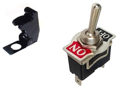 1 PC SPST ON/OFF 2P TOGGLE SWITCH 20AMP@125V SOFT RUBBER COVER # 66-1901/5010