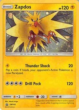 Zapdos SM145 Promo SM Black Star Promos Pokemon MP on eBay