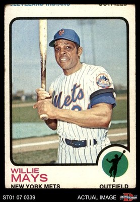 1973 Topps #305 Willie Mays Mets HOF 1.5 - FAIR