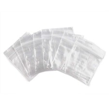 Clear 2 x 2 Zip Bags 100 Count Self Locking Reusable Storage for Small Items