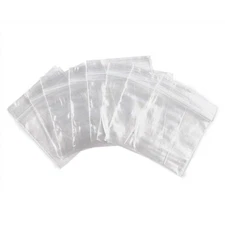 Clear 2 x 2 Zip Bags 100 Count Self Locking Reusable Storage for Small Items