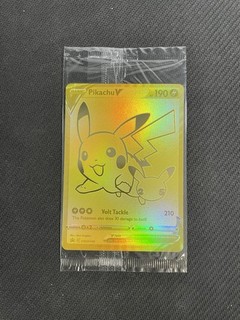 Pokemon Card Pikachu V Promo Swsh 145 Gold Ultra Premium Célébration 25th EN
