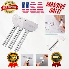 Heavy-Duty Toothpaste Squeezer in Silver   Squeeze Every Last Drop Efficiently