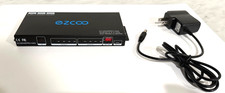 EZCOO 4&times;2 HDMI Matrix Switch EZ-MX42PRO-HAS 4k HDR10 Atmos Dolby Vision Optical