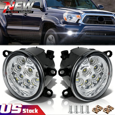 2026 New 2X LED Fog Light Bumper Driving Lamps Bulb For TOYOTA TACOMA 2012-2020