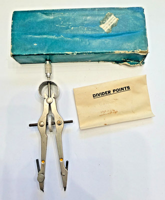 Vintage Vemco Pasadena Steel Compass