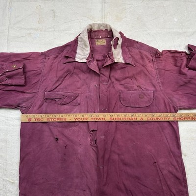 トップス 40s rayon gabardine shirts Vintage Open Color Rayon Gabardine Shirts [1940s] Vintage Rayon