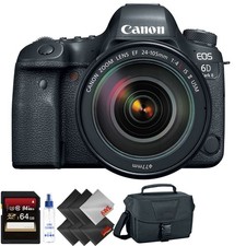 Canon EOS 6D Mark II DSLR Camera  24-105mm Lens Starter Bundle 47