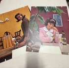 2 Vintage Schlitz Beer Light Up Sign Inserts Lana Woods And Colleen Corby