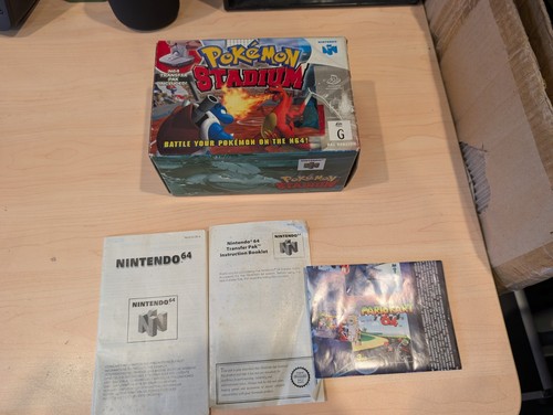 Pokemon Stadium EMPT BOX ONLY Nintendo 64 N64 Manual AUS PAL
