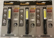 Quantum Pocket Work Light QFL-215 Color: Black -  LOT of 3