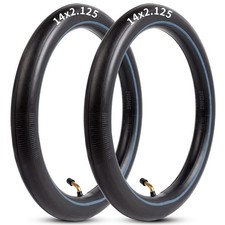 Heavy-Duty 14 x 2.125 Inner Tube 14 Inch Electric Bike Tubes 14x2.125, black