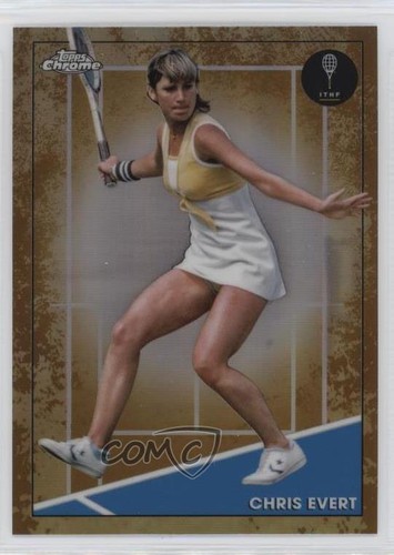 Chris Evert [Clay Court] #99 2021 Topps Chrome card